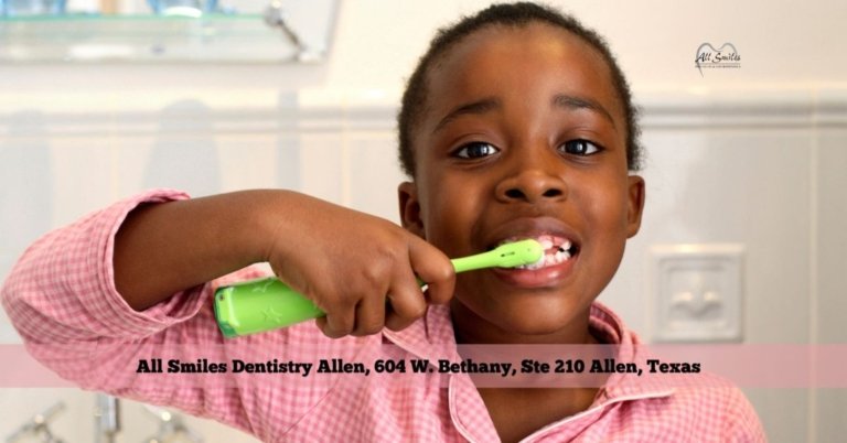 Child brushing their teeth